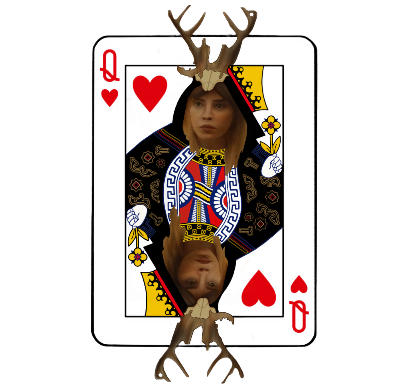 “Queen of Hearts” Yellowjackets Sticker