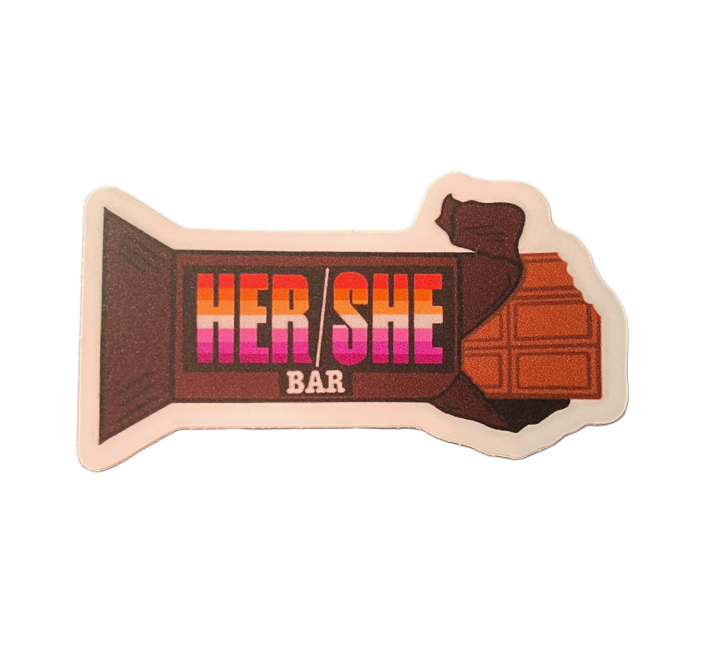 “Her/She” Lesbian Pride Sticker