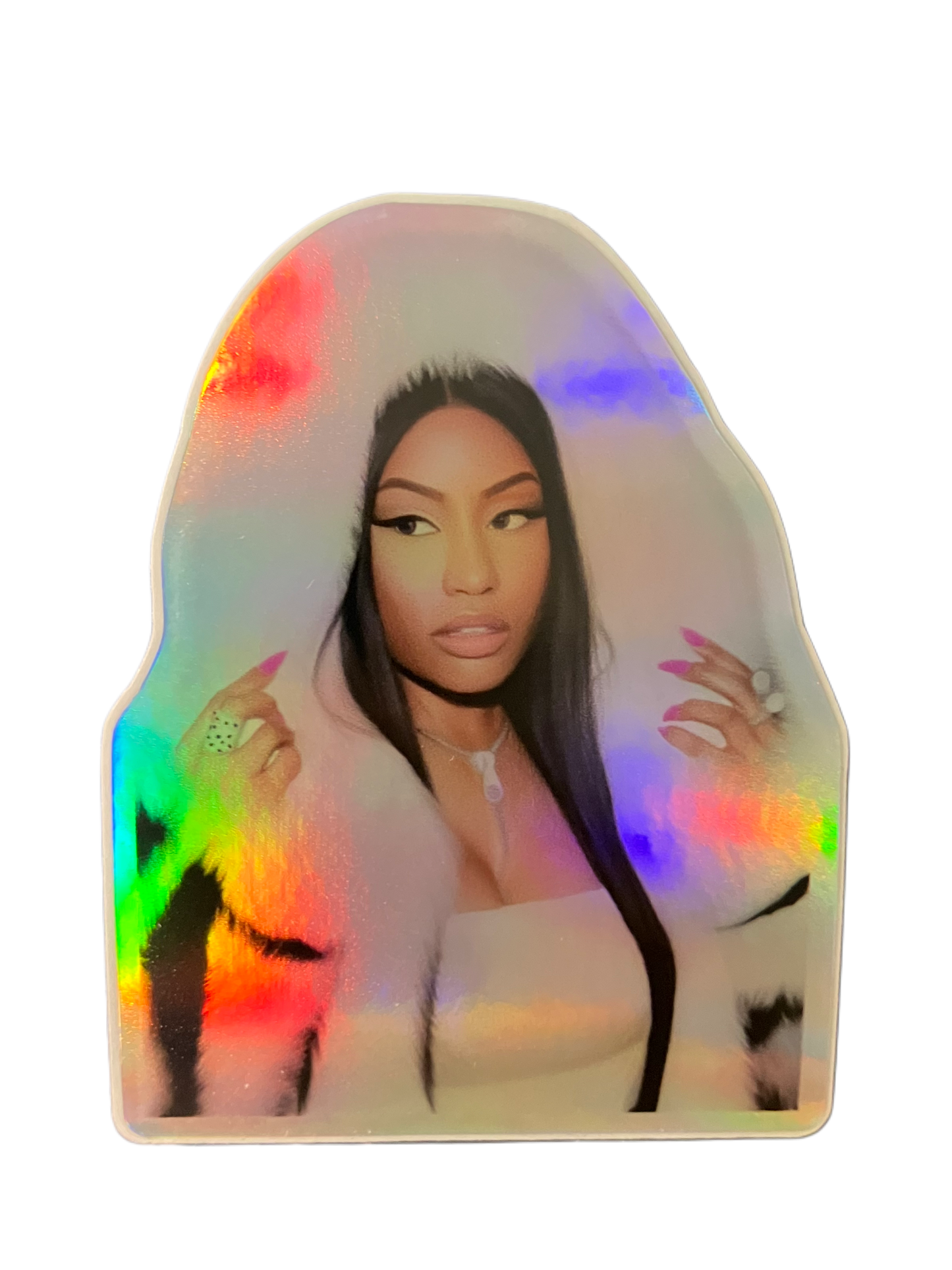 Nicki Minaj Holographic Sticker