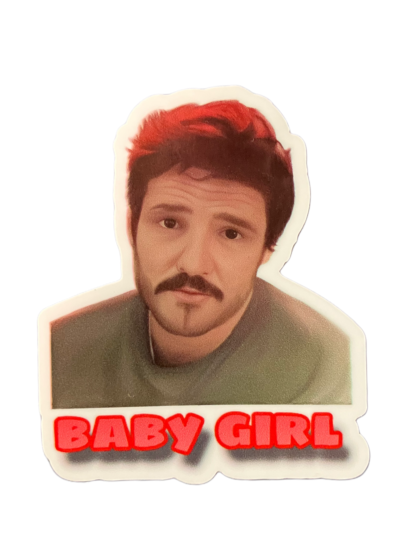 Pedro Pascal “Baby Girl” Sticker