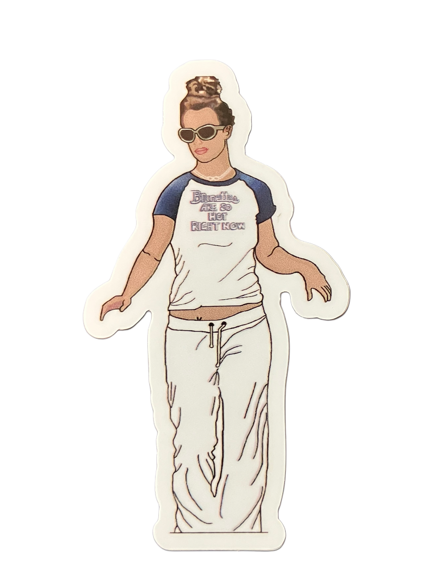 Britney Spears “Brunettes Are So Hot” Sticker