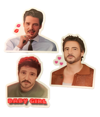 Pedro Pascal Sticker Bundle