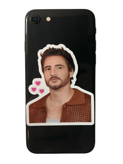 Pedro Pascal “Hearts” Sticker