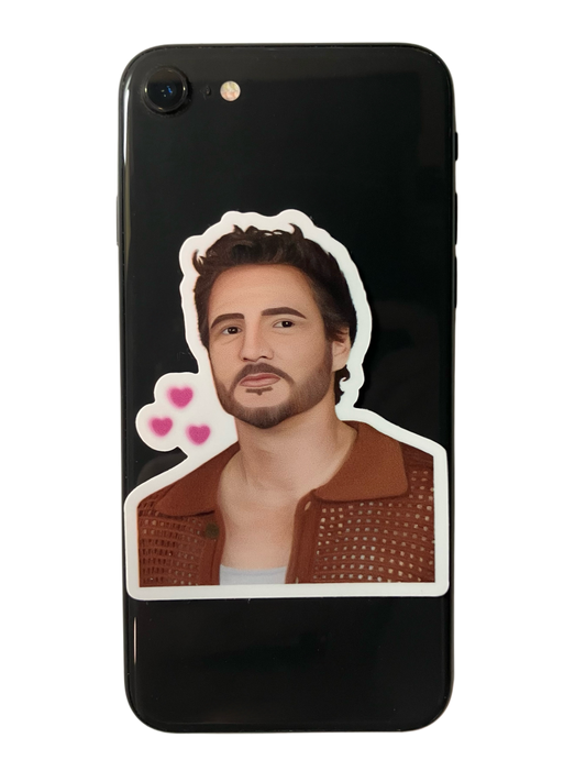 Pedro Pascal “Hearts” Sticker
