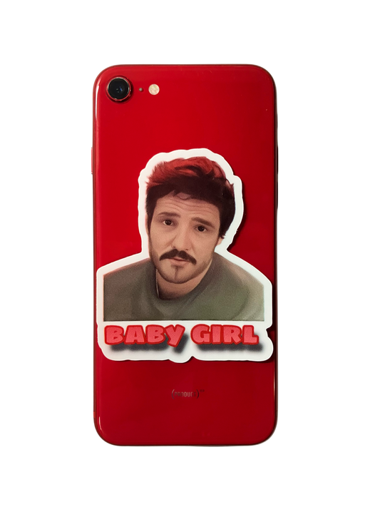 Pedro Pascal “Baby Girl” Sticker