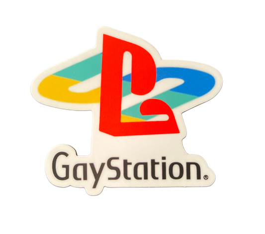 “GayStation” Sticker