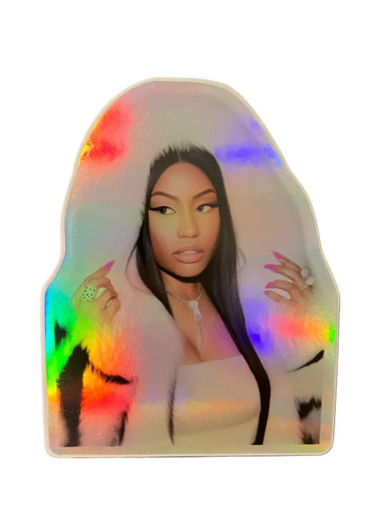 Nicki Minaj Holographic Sticker