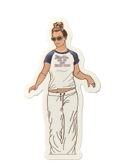 Britney Spears “Brunettes Are So Hot” Sticker