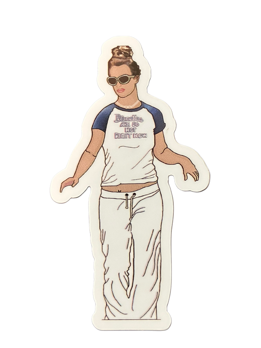 Britney Spears “Brunettes Are So Hot” Sticker