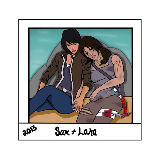Lara Croft “Yamatai Polaroid” Sticker