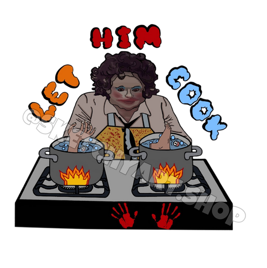 TCM “Let Him Cook” Sticker